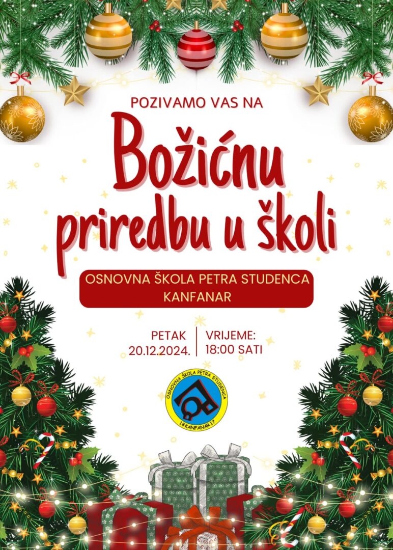 Poziv na Božićnu priredbu